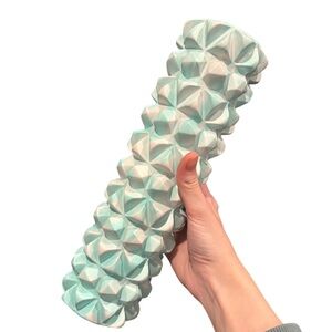 Massage Roller Small Mint Green and White Marble Roller Gym Workout Recovery